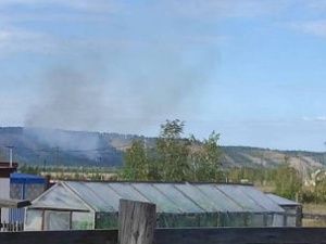 В Якутске у СОНТ «Сатал» загорелась сопка