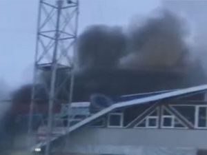 В речпорту Якутска вспыхнул пожар