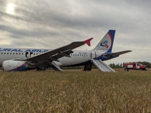 Пассажирский самолет экстренно сел в поле в Новосибирской области