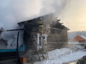 Частный дом горел в Усть-Алданском районе