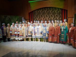 В Доме дружбы народов представили театрализованную композицию «За мир: Все народы к Победе!»