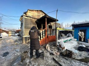 В Олекминске проводится проверка по факту гибели женщины при пожаре