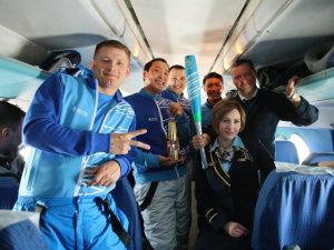 Огонь VIII игр «Дети Азии» прибыл в Анабарский район Якутии