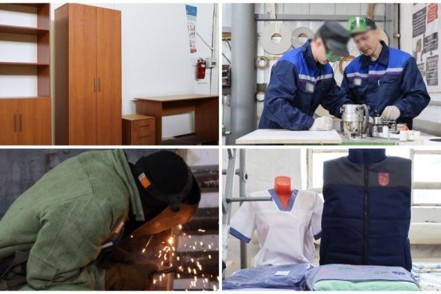 Постельное бельё, мебель и шкафчики с электронными замками: что производят в колонии № 1 в Якутске