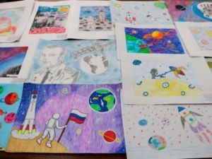 В УФСИН состоялся конкурс детских рисунков, посвященный Дню космонавтики