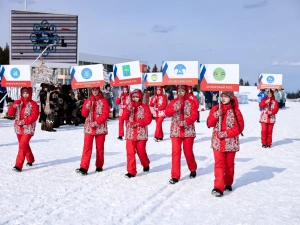 В Алдане зажжен огонь V Спартакиады зимних видов спорта Якутии