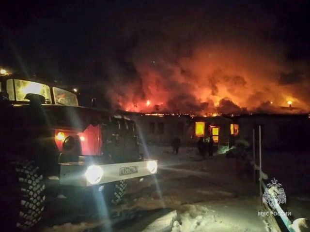 В Усть-Алданском районе сгорело здание детсада