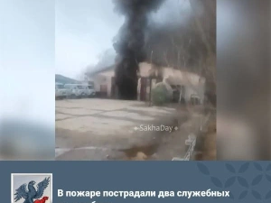 Пожар вспыхнул в гараже Жилкомсервиса