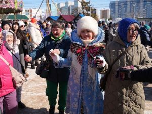 В Парке культуры и отдыха прошел общегородской праздник «Якутск, встречай весну!»
