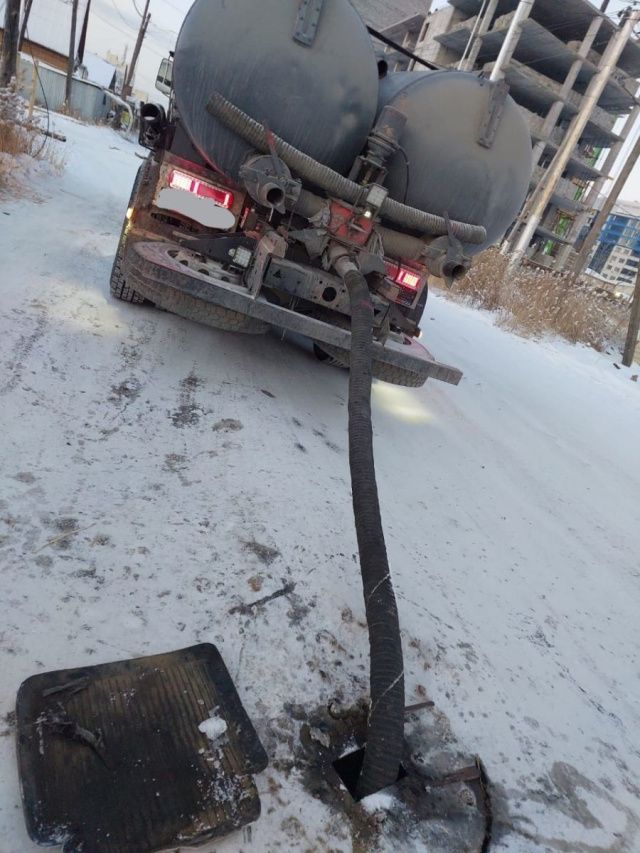 В Якутске выявлен несанкционированный слив сточных вод