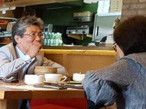 Сардана Авксентьева и Евгений Федоров вместе пообедали