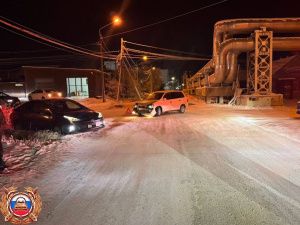 В Якутске при столкновении двух иномарок пострадал годовалый ребенок