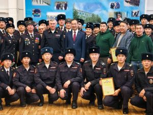 В Якутске открыли новый спортивный зал с тиром в Центре профессиональной подготовки МВД