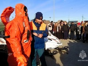 Инспекторы ГИМС провели профилактическое занятие со школьниками