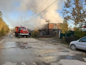 Пожар в олекминском районе