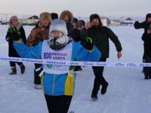 Экстремальный марафон в 40-градусные морозы прошел в Якутии