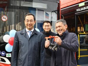 Парк общественного транспорта города Якутска пополнился еще 19 новыми автобусами