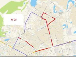 Автобус №25 меняет схему движения