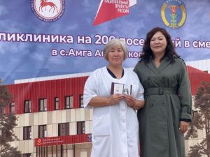 В Амге установили первую сваю поликлиники на 200 посещений в смену