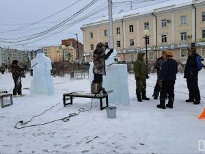 Народы спорт объединяет: в Якутске стартовал конкурс ледовых скульптур, посвященный «Детям Азии»
