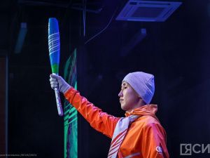 Факел эстафеты огня VIII международных игр «Дети Азии» презентовали в Якутске