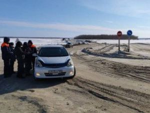 C 26 марта снизится грузоподъемность на ледовых переправах Якутск — Нижний Бестях и Хандыга — Мегино-Алдан