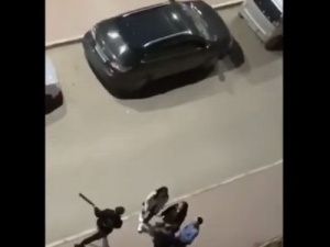 Пьяные разборки в элитном микрорайоне Якутска