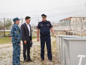 Исправительную колонию № 1 с рабочим визитом посетил заместитель главы Нерюнгринского района Александр Прокопьев