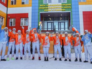 Эстафету огня VIII Игр «Дети Азии» встретил Аллаиховский район