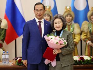 Августина Филиппова получила орден Якутии «Полярная звезда»