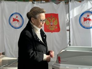 Галина Данчикова проголосовала на выборах президента России