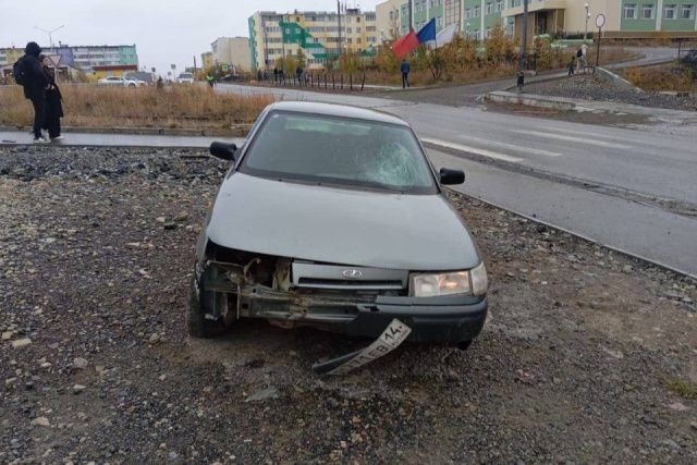 В Якутии водитель автомобиля насмерть сбил женщину на пешеходном переходе