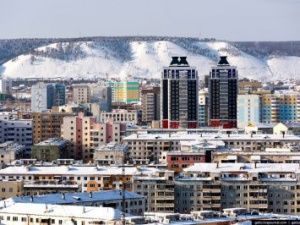 В Якутске туман, ветер западный