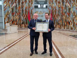 Белорусскому музею истории ВОВ передана копия Указа о присвоении звания Героя Советского Союза якутянину Фёдору Попову