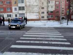 В Нерюнгри на пешеходном переходе сбили шестилетнего мальчика. Он попал в реанимацию