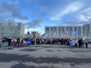 В Якутске состоялся профсоюзный семейный автопробег