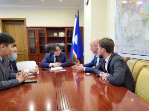 Джулустан Борисов провел встречу с делегацией АО «Корпорация развития Дальнего Востока и Арктики»
