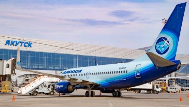 Самолет авиакомпании «Алроса» вместо Мирного приземлился в Якутске из-за дыма от лесных пожаров