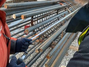 Первые сваи Ленского моста успешно прошли штамповые испытания