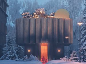 Чудо-дом на улице Каландаришвили в Якутске