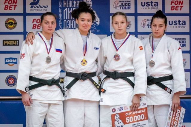 Якутская дзюдоистка Полина Иудина стала победительницей этапа Russian judo tour