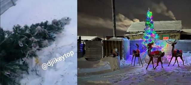 Вандалы разрушили новогоднюю композицию в Якутии: Создательница еле сдержала слезы