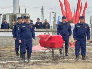 В Наяхинском наслеге Якутии перезахоронили останки солдата Ивана Сивцева