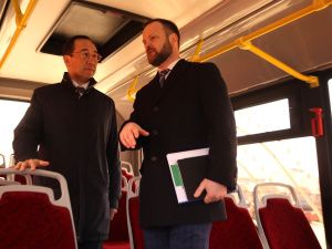 100 новых автобусов прибыли в Якутск к 100-летию республики