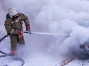 Сгорел автомобиль Тойота Пробокс