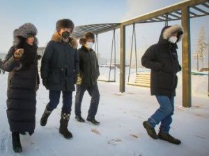 Айсен Николаев прогулялся по новой набережной Покровска