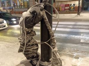 В ожидании «Чистого неба»: Когда будут запитаны подземные провода по проспекту Ленина