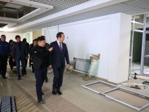 В Якутске завершается строительство школы с элементами сталинского ампира