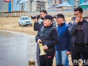 В Якутске прошли соревнования по плаванию в холодной воде