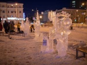 В Якутске стартовал международный конкурс снежных и ледовых скульптур «Бриллианты Якутии»